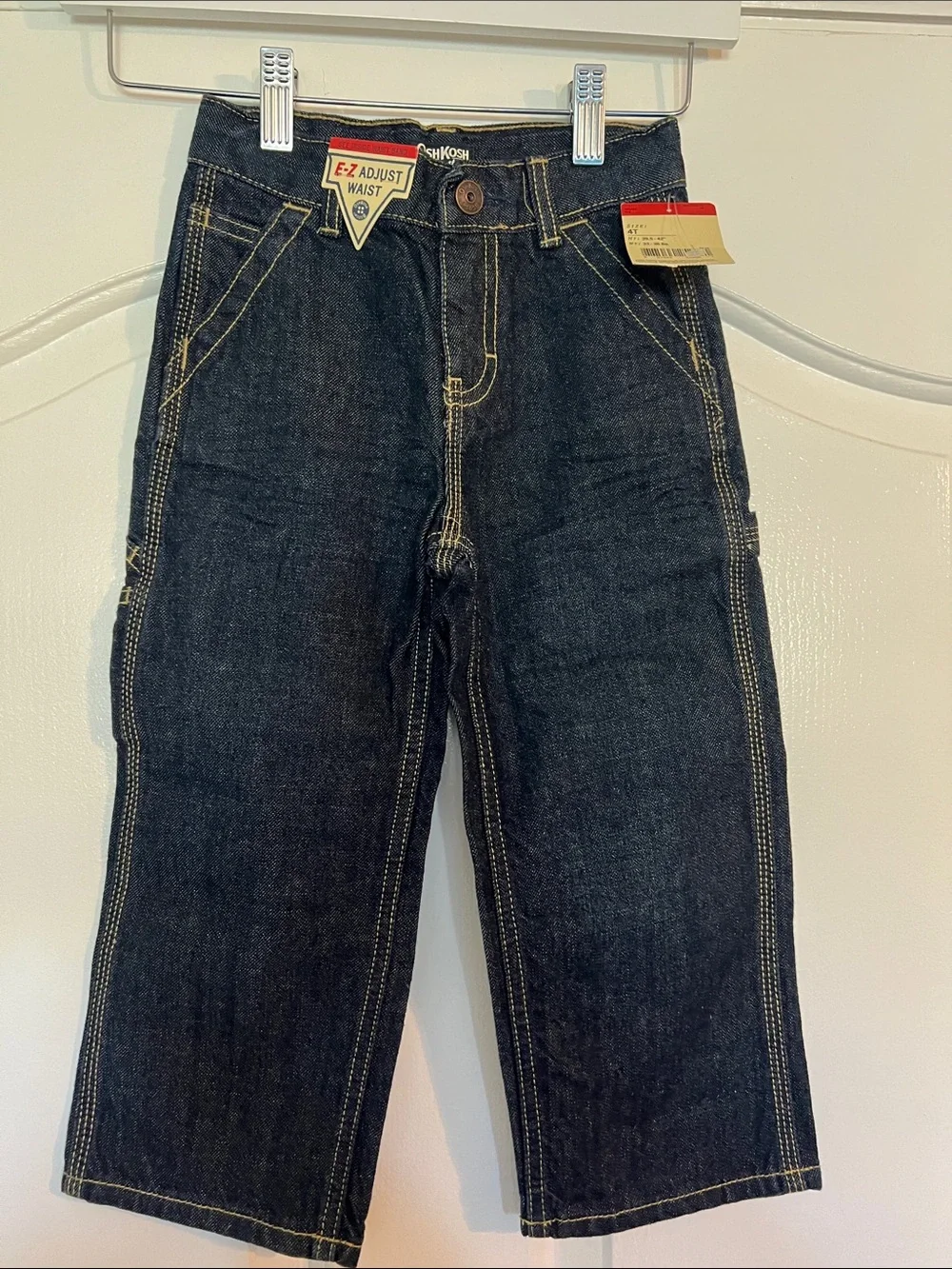 OshKosh B'gosh Dark Blue Relaxed Fit Jeans with Contrast Stitching